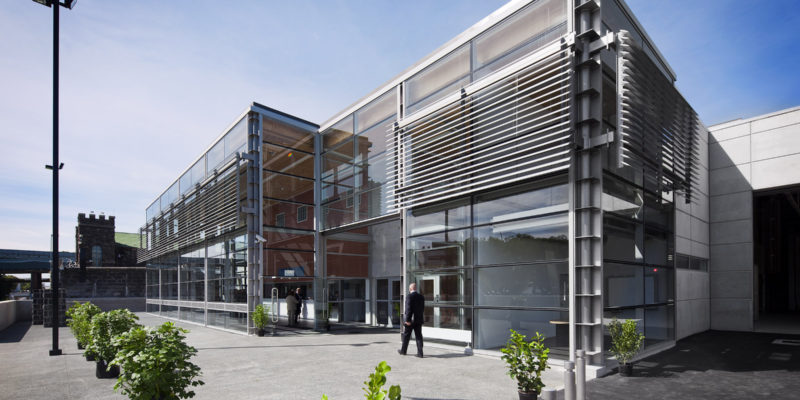 The front entrance to Mount Eden Corrections Facility.